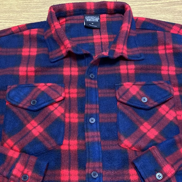 Original Deluxe Shirts Vintage Original Deluxe Size M Red Blue